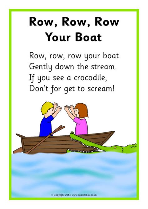 song row row row your boat